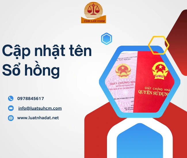 Cập nhật tên Sổ hồng