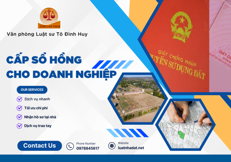 Cấp sổ hồng cho doanh nghiệp