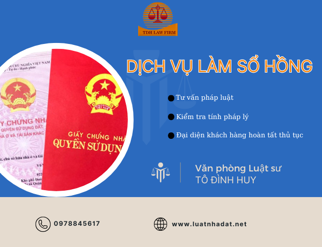 Dịch vụ làm sổ hồng quận 8