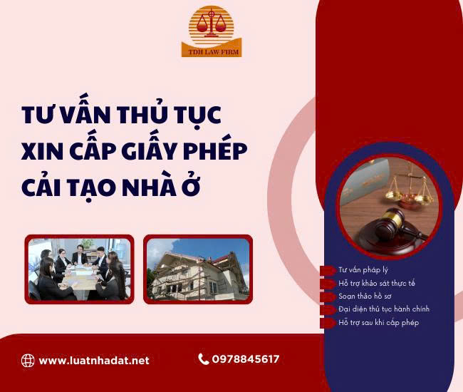 Tư vấn cấp phép cải tạo nhà ở