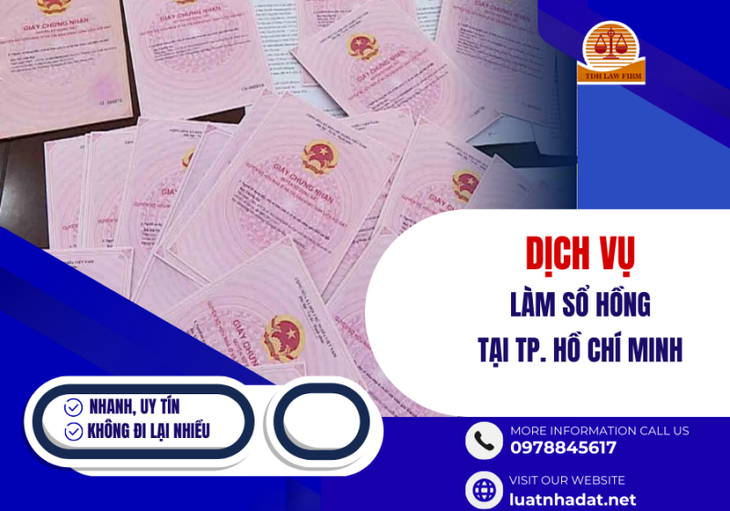 dịch vụ làm sổ hồng tại TPHCM