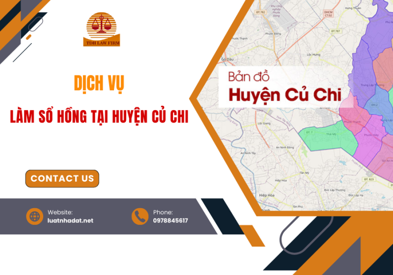 Dịch vụ làm sổ hồng tại huyện Củ Chi - TP.HCM