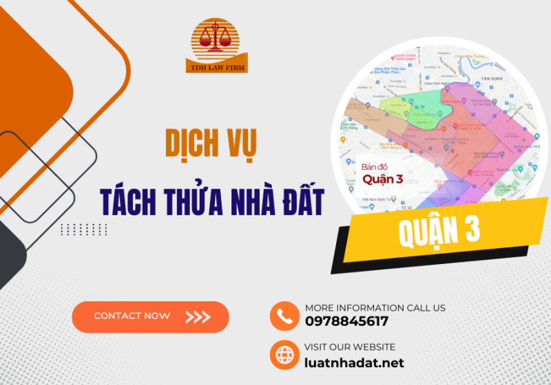 dịch vụ tách thửa nhà đất tại quận 3