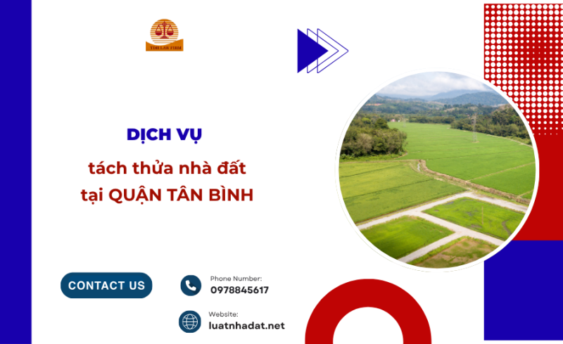 Dịch vụ tách thửa nhà đất tại Quận Tân Bình