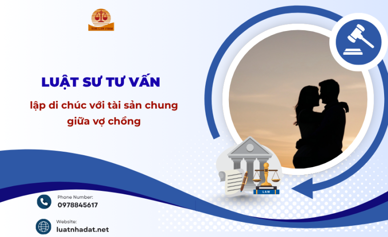 Luật sư tư vấn lập di chúc tài sản chung giữa vợ chồng