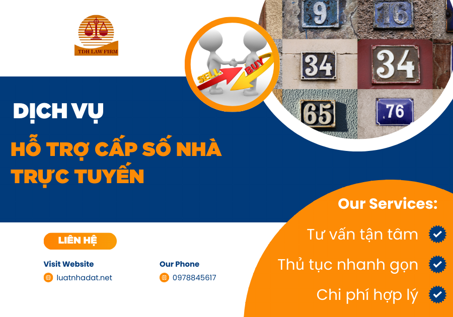 Dịch vụ hỗ trợ cấp số nhà trực tuyến