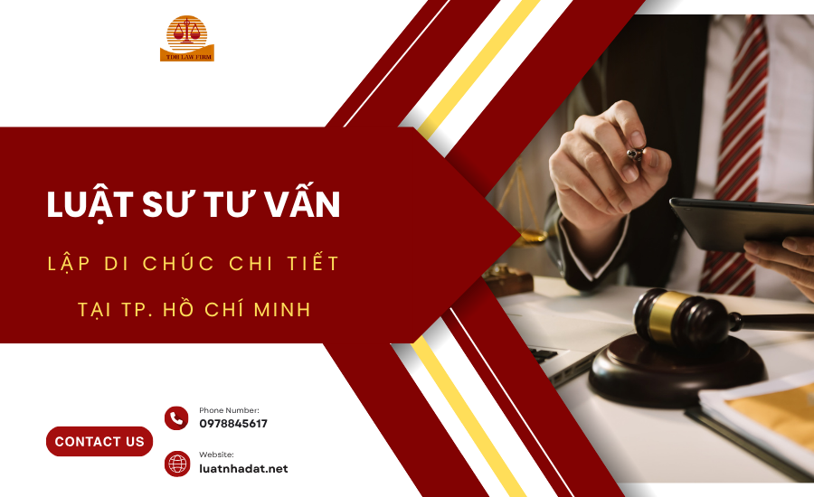 Luật sư tư vấn lập di chúc chi tiết tại TP HCM