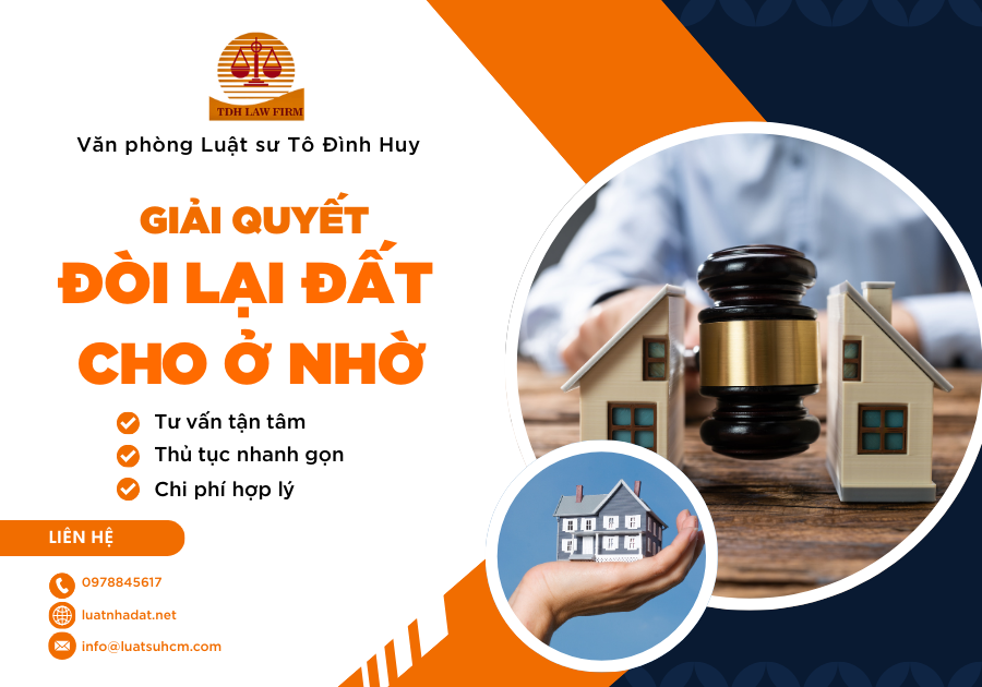 Giải quyết đòi lại đất cho ở nhờ
