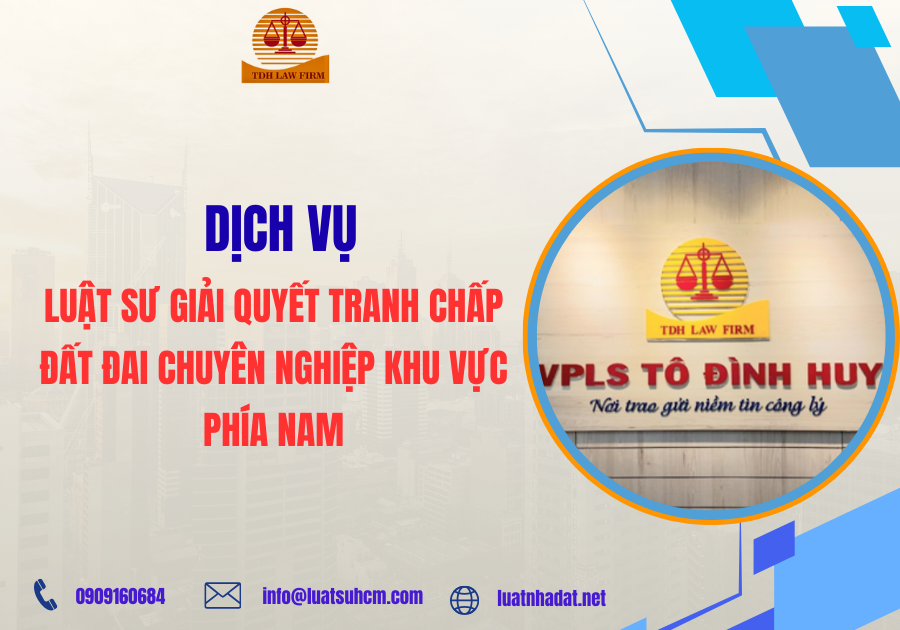 Dịch vụ Luật sư giải quyết tranh chấp đất đai chuyên nghiệp khu vực phía Nam