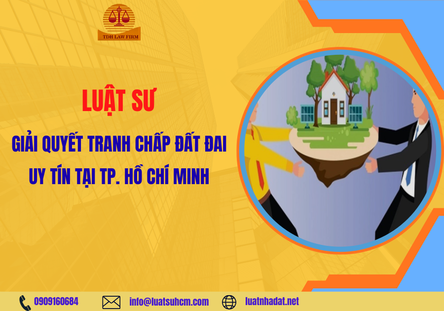 Luật sư giải quyết tranh chấp đất đai uy tín tại TP Hồ Chí Minh